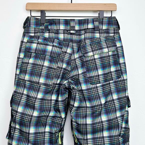 Burton Girls Plaid DryRide Snowboarding Adjustable Pants - Picture 8 of 11